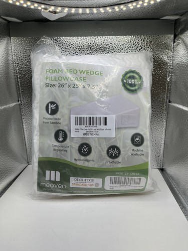 FOAM BED WEDGE PILLOWCASE Size: 26" x 25" x 7.5"