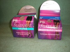 Leggs Silken Mist Shaper and Waistband Free Nude Pantyhose Size B
