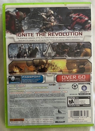 Assassins Creed 3 GameStop Edition - Xbox 360 Videospiel - Bild 2 von 5