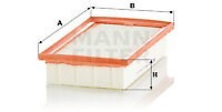 Mann-Filter Luftfilter (C 26 048) FüR KIA RIO IV Stonic Hyundai Accent Solaris