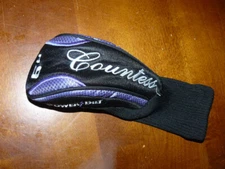PowerBilt Countess #6 Hybrid Head Cover - Black/Purple 9.5/10 condition