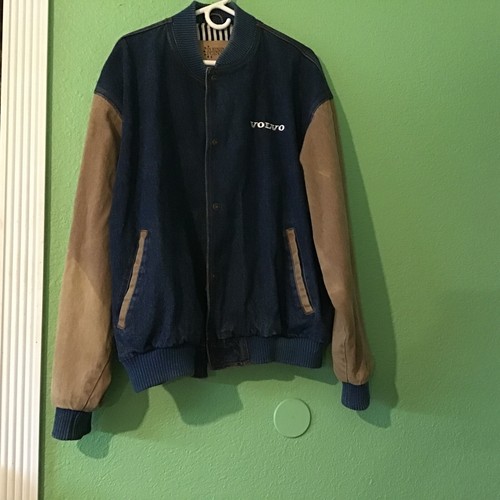 Volvo Denim Jean Jacket Size 