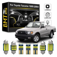 8X LED Interior Map Lights & License Plate Lamp Kit for 1995-2004 Toyota Tacoma