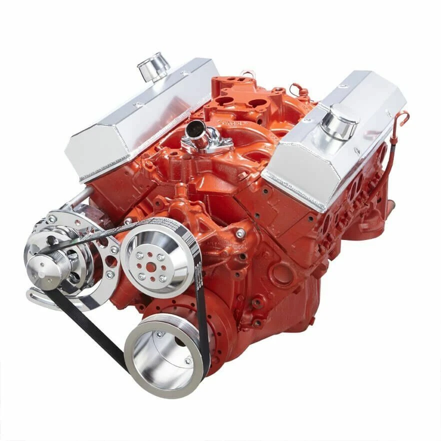 SBC Serpentine Pulley Conversion Kit SBC ALT Only 283 350 400 Long Water Pump - Imagen 2 de 3