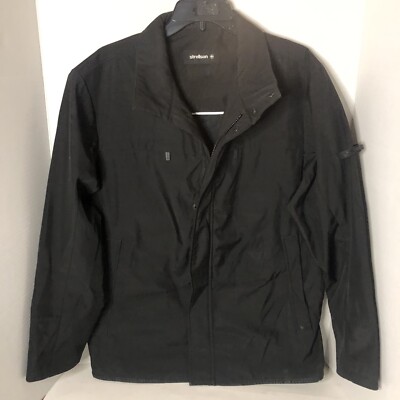 Strellson Switzerland Men s GR 46 Black  Jetson Jacket Pockets Full Zip Lined