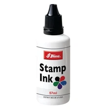 Shiny SHI-40600 Self-Inking Stamp Refill Ink by 2oz, Black Ink