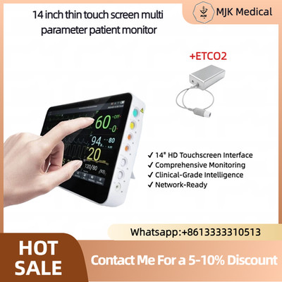 Multiparameter Patient Monitor with ETCO2, 14'' Touchscreen, Portable
