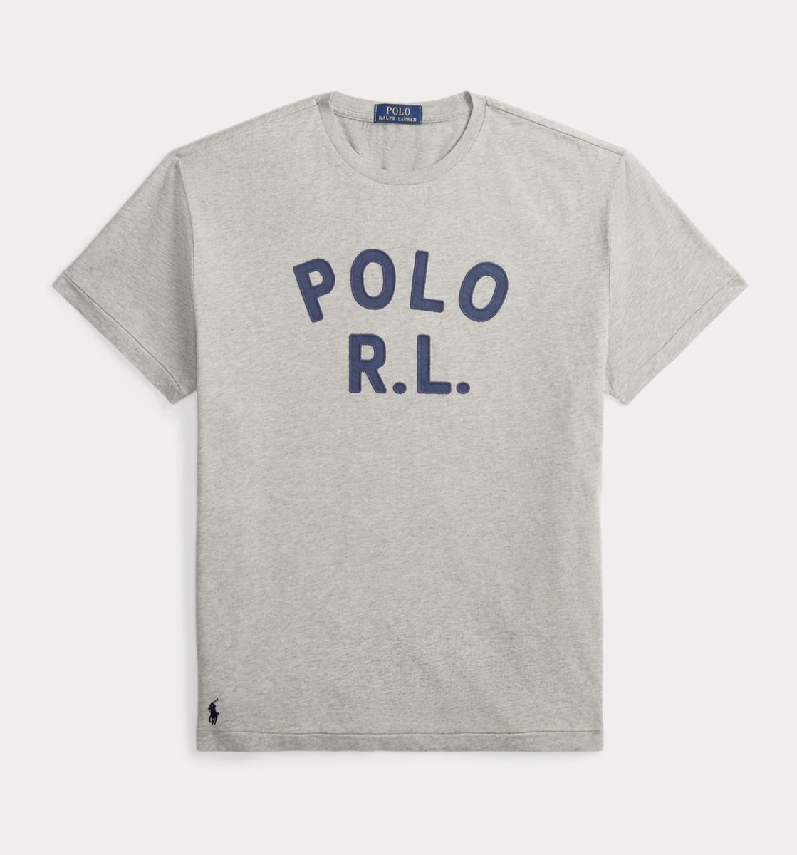 NEW* Men Polo Ralph Lauren Classic Fit Logo Jersey Tee GREY