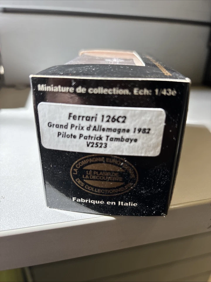 Brumm V2523 Ferrari 126C2 Gp D’allemagne 1982 Tambaye #27 - Immagine 3 di 4