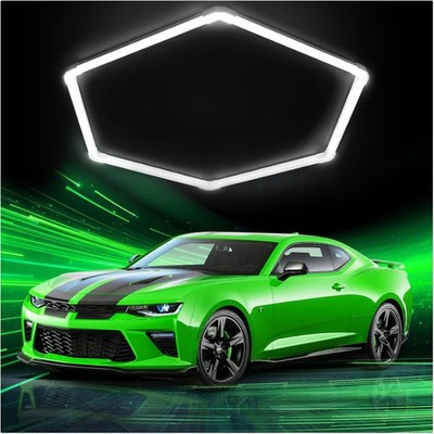 LED Hexagon Beleuchtung 6er Set 48W Kaltweiß Garage Werkstatt Keller Lampen