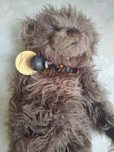 Charlie Bears SCRUFFY Orso a grumo con etichette Orso 12" Marrone con etichette Ritirato - Foto 3 di 11