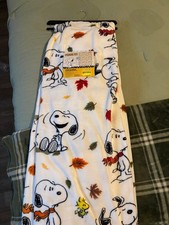 Peanuts Snoopy Woodstock Happy Halloween Plush Throw Blanket 50x70