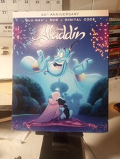 Aladdin 30th Anniversary Edition Blu-ray/DVD with Slipcover/ NEW SEALED
