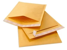 200 #5 10.5x16 Kraft Paper Bubble Padded Envelopes Mailers Case 10.5"x16"