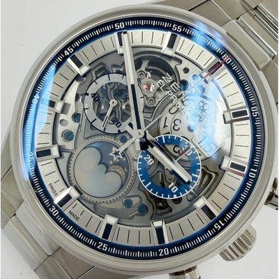 ZENITH El Primero Chronograph Moon Phase 2530.4047/78.M2530 Skeleton Men's Watch