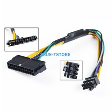 24-Pin to 8-Pin 18AWG ATX Power Supply Adapter Cable for Dell Optiplex Computers