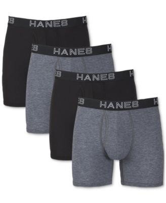 Hanes Men's 4-Pk. Ultimate  Comfort Flex Fit  Ultra Soft Boxer Briefs L 36-38