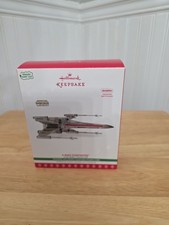 2017-19 Hallmark QXI1515 or QXI3473   X-Wing Starfighter  Star Wars Ornament Sto