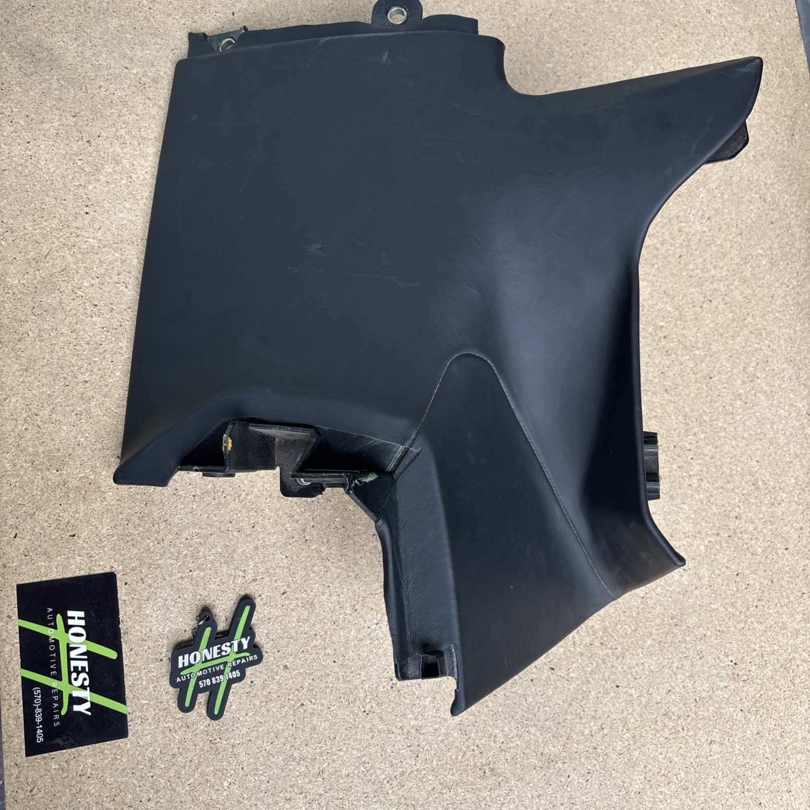 Ferrari488 Rear Screen LH Lateral Trim-OEM Black Leather–ExcellentUsed Condition