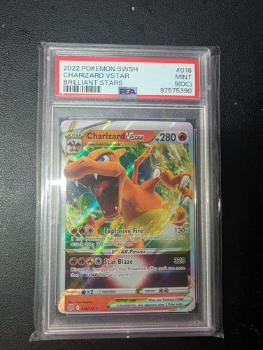 Pokémon TCG Charizard VSTAR PSA 9 (OC)