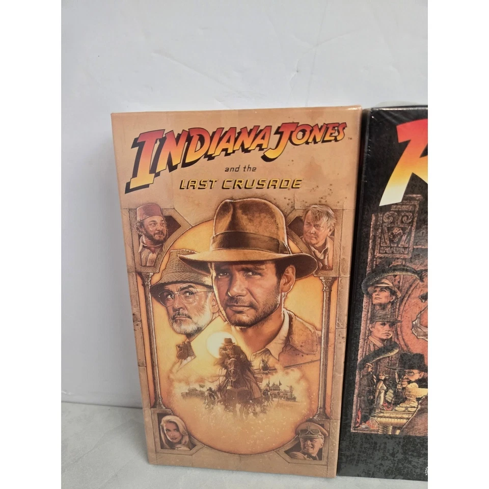 Indiana Jones Trilogy – Factory Sealed VHS Set (Raiders / Temple / Last Crusade - Image 3 of 4