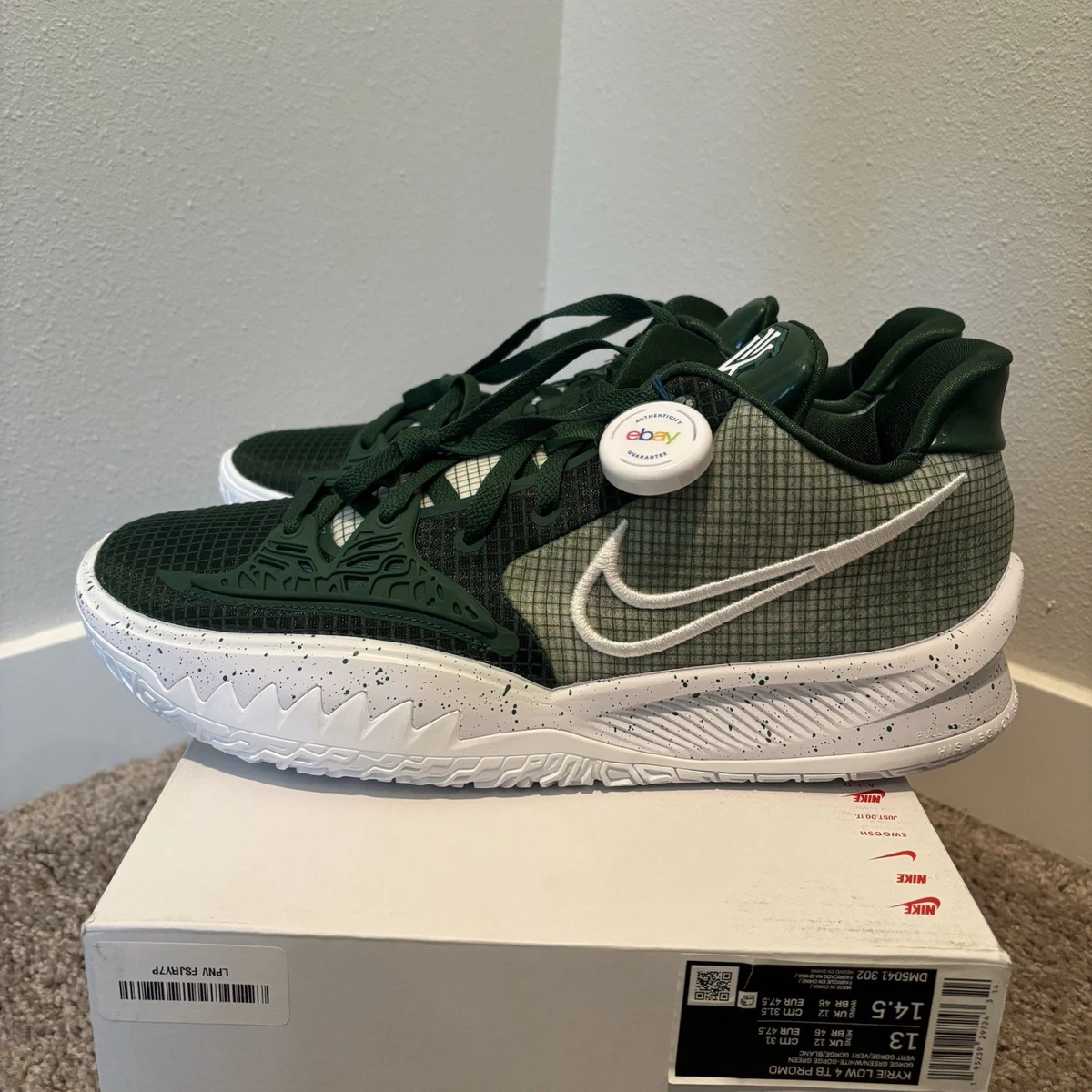 Size 15 -‎ Nike Kyrie 3 TB Low Green 3648 Size 15 - Nike Kyrie Infinity Green - Gem main image 4