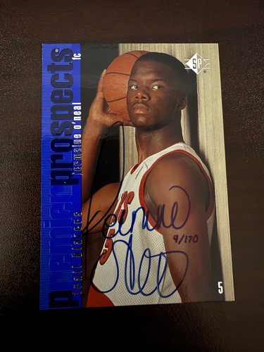 Jermaine O'Neal #143 2000 SP Authentic Buyback Autograph card