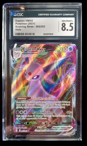 Espeon VMAX graded CGC 8.5 for sale on eBay