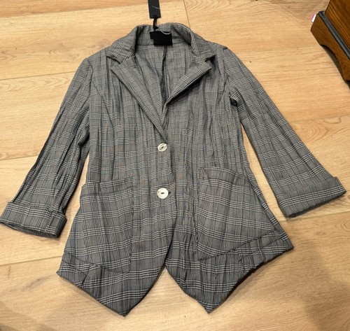 Porto SF Crinkle Jacke mit zwei Knöpfen Neu mit Etikett Gr. 0 / XS