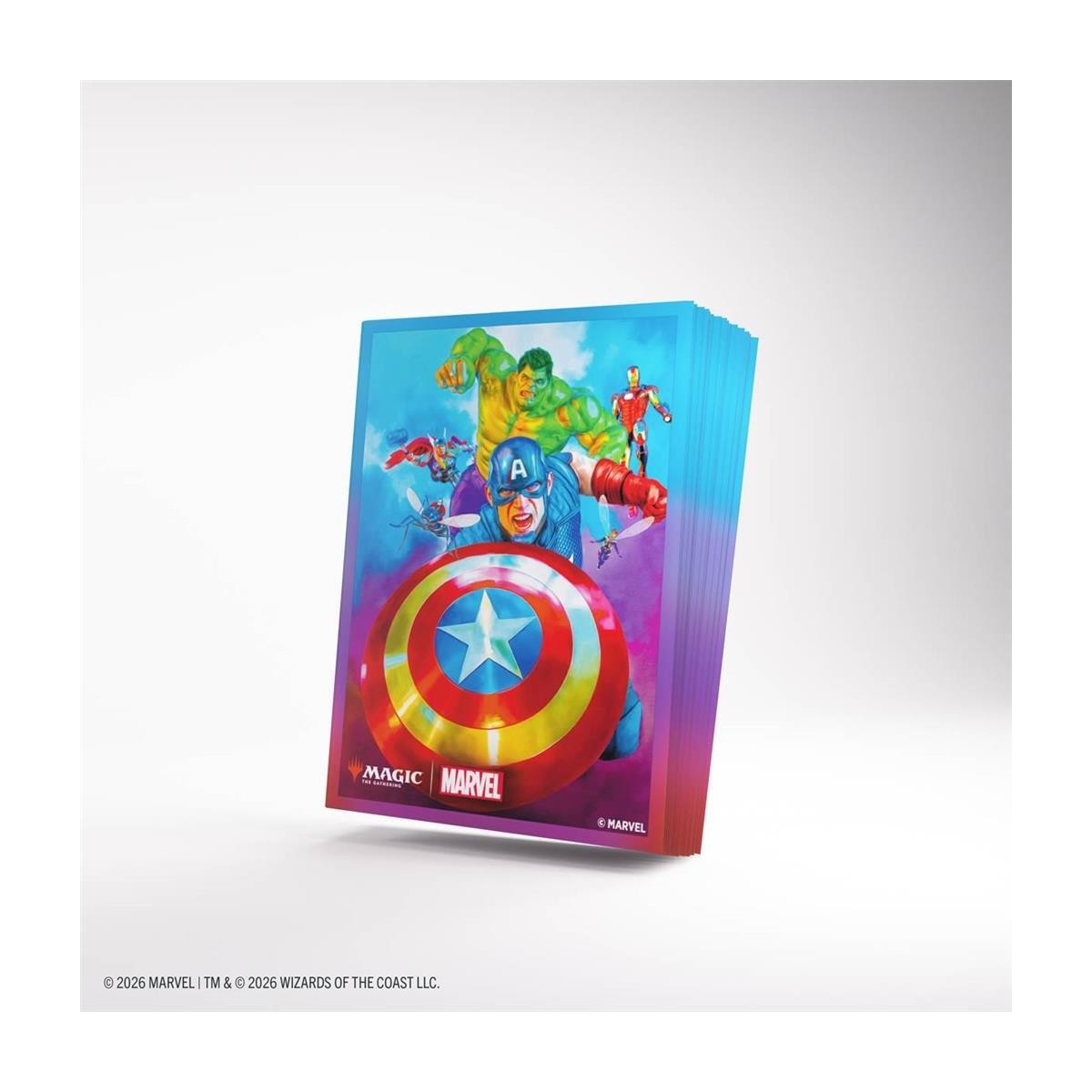 Gamegenic 105 Protective Card Sleeves - Magic Marvel Captain America Art