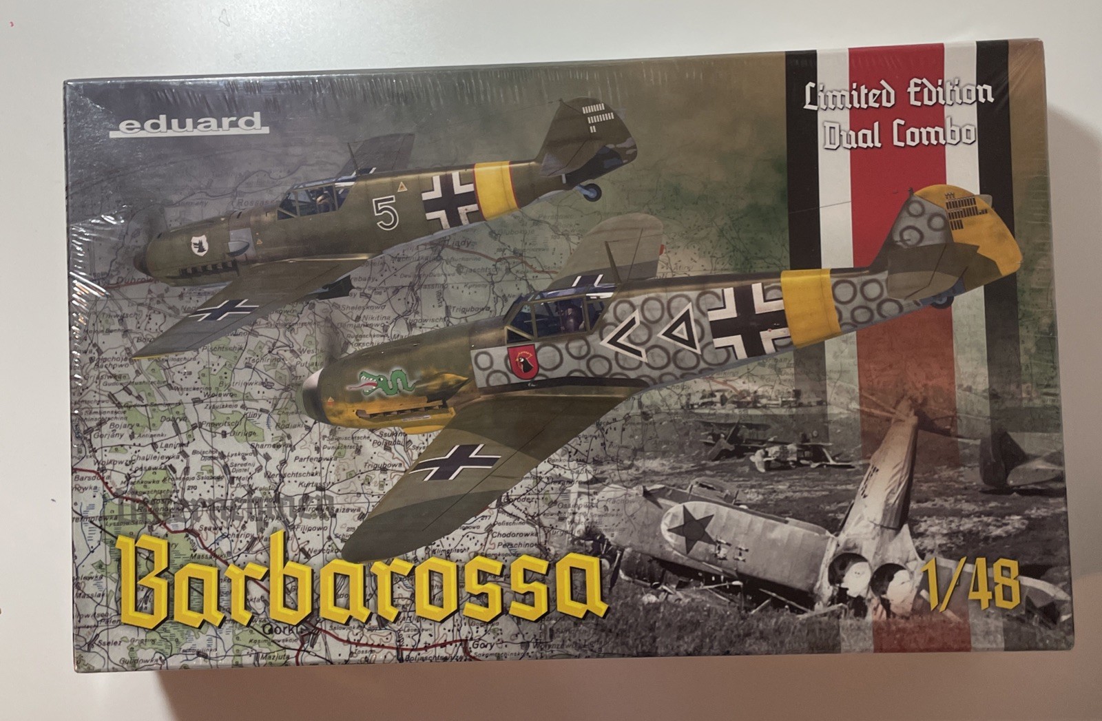 NIB Eduard 11127 Dual Combo Limited Edition Barbarossa  2 Bf-109s 1/48 Sealed