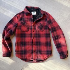Super Soft, Warm Comphy Weatherproof Red Black Plaid Women's Fleece Shacket