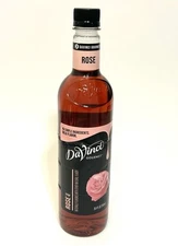 DaVinci Gourmet Classic Rose Flavoring Syrup 750 mL 711SYP4ROSE