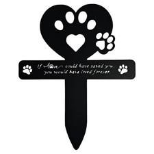 Pet Grave Markers for Dogs and Cats Waterproof Memorial Plaques Outdoors