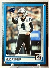 2025 Donruss Eddy Pineiro Press Proof Silver /299 #37 Carolina Panthers
