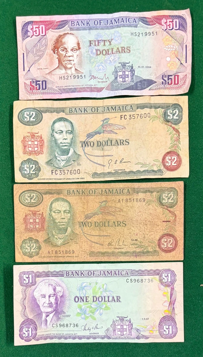 1960 牙买加纸币| eBay
