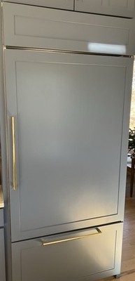 Custom Shaker Wood Panels For Panel Ready Sub-Zero 36  Refrigerator