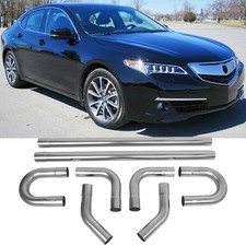 For Acura Tlx Ilx 8x 2.5 Exhaust Pipe Custom Kit Mandrel U-bend Straight Pipes For Acura Tlx Ilx 8x 2.5 Exhaust Pipe Custom Kit Mandrel U-bend Straight Pipes