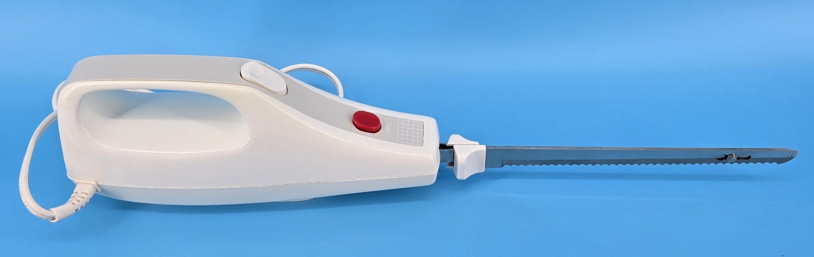 Vtg Toastmaster Electric Carving Knife Model 6110 White 8" Blades Tested Works