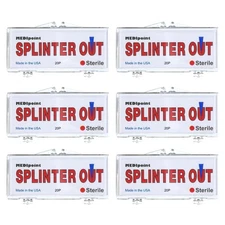 Medipoint Splinter Out Splinter Remover - 6 PACKS of 10!!!!!! Made in the USA!!!