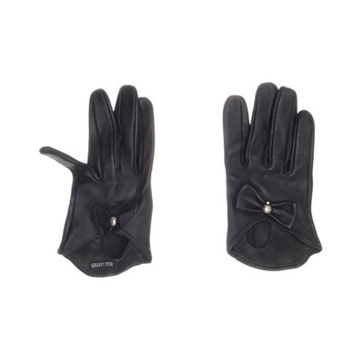Real Leather Studio, Lederhandschuhe, Größe: XS/S, Schwarz, Damen #o9Z