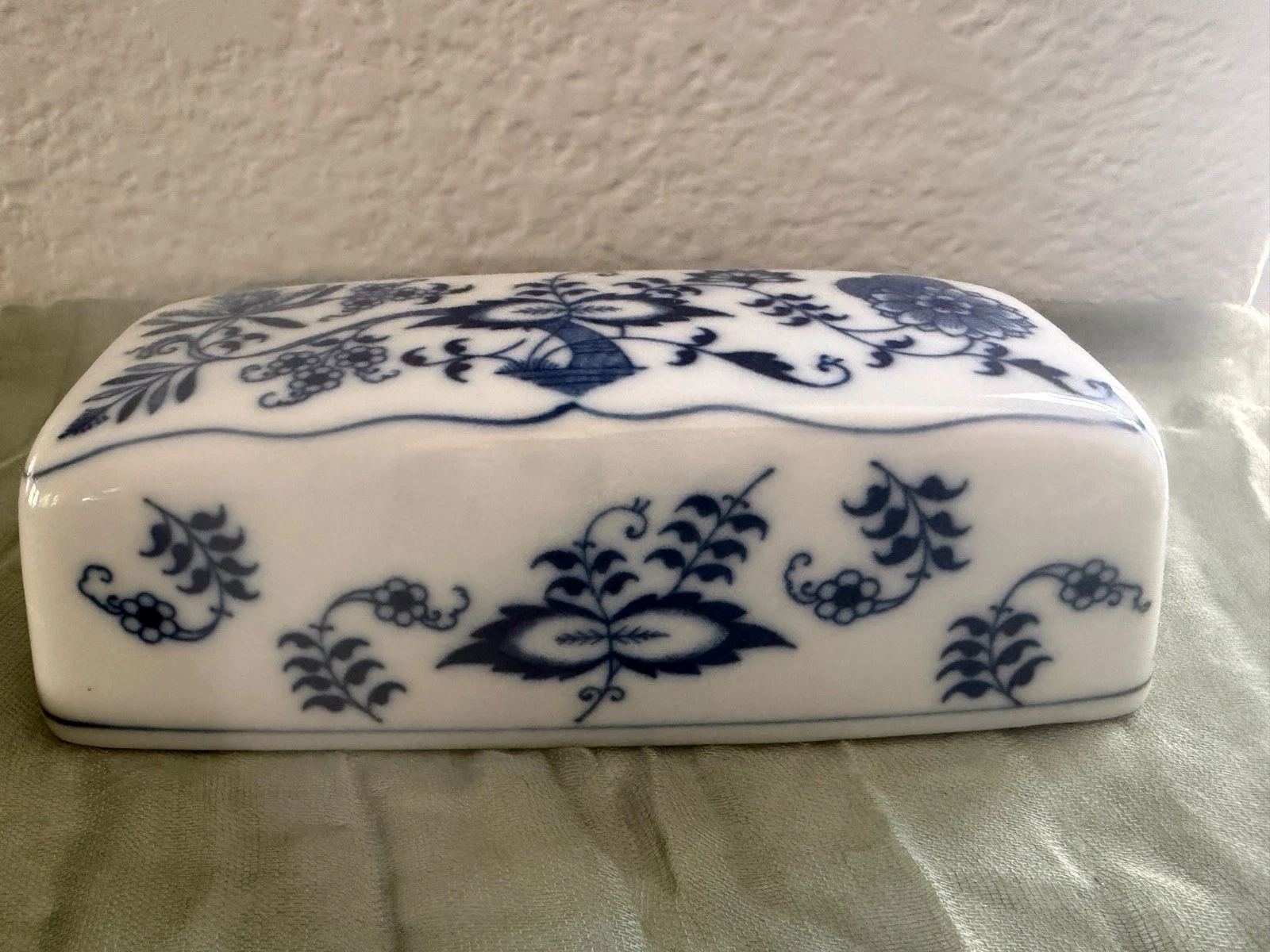 Blue Danube rectangular butter dish lid