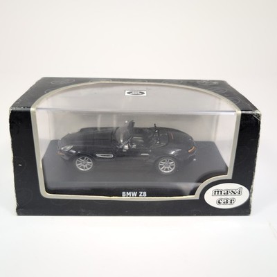 Maxi Car BMW Z8 Black W/ Black Leather Interior 1:43 Diecast New NIB Gift