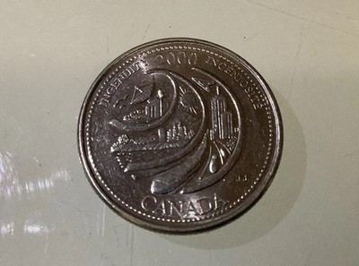 Canada 25 Cents 2000 Circulated - Millennium Series, Ingenuity / Ingéniosité