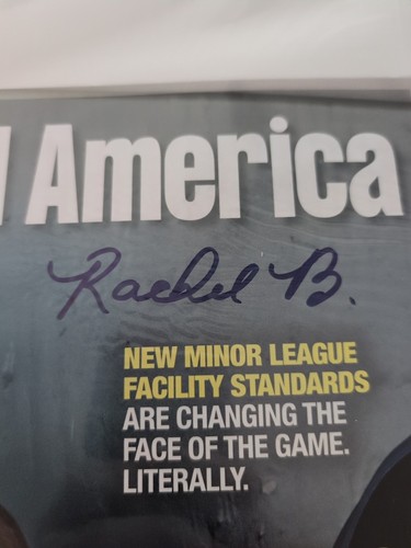Rachel Balkovec Yankees Signed Magazine JSA 1st Female Manager - Picture 2 of 3