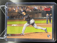 Ryan Castellani 2021 Stadium Club Red Foil Parallel #204 (RC) - Colorado Rockies