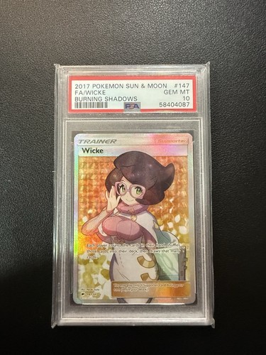 Wicke graded PSA 10 for sale on eBay