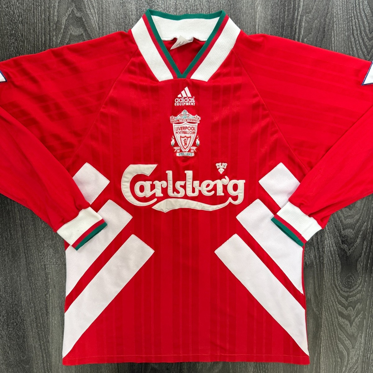 PLAYER ISSUE Adidas Liverpool 1993/1994 Long Sleeve Home Shirt