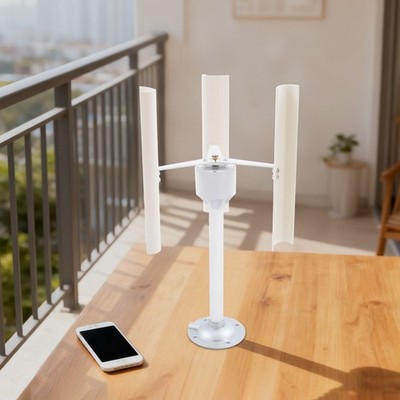 Vertical Wind Turbine Generator Model 3 Blades Windmill Power Teach Model