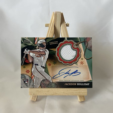 2024 Topps Holiday Jackson Holliday Glitter Auto /25 ARC-JHO Orioles
